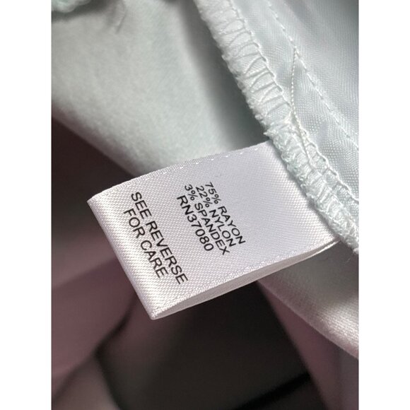 Cato Green White Checkered Plaid Capri Pants Mid Rise Size 16 New - Picture 6 of 7